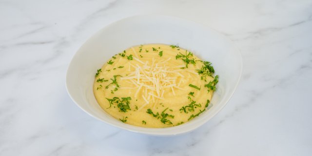 Creamy Polenta w/ Herbs