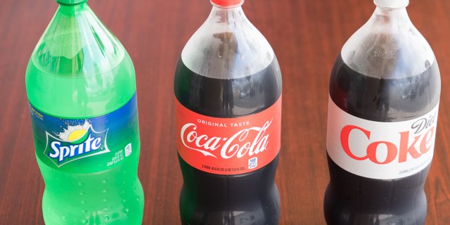 Assorted 2L Soda Bottles