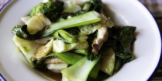 Baby Bok Choy & Shiitake Mushroom Stir-Fry