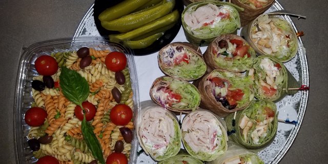 Delicious Assorted Wraps Tray