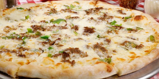 Cheese Steak Pizza