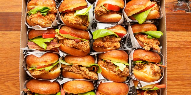 Fried Chicken BLT Sandwiches