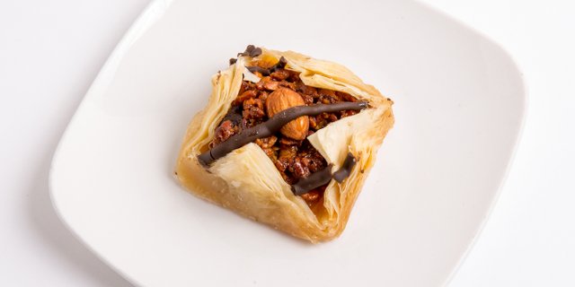 Almond Chocolate Baklava