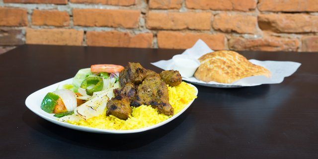 Beef Kabob Platter