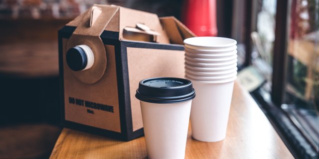 Box of La Colombe Coffee