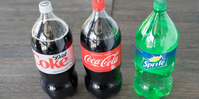 Assorted 2L Soda Bottles