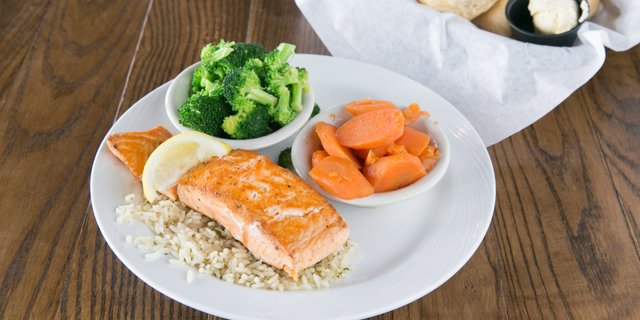 Grilled Salmon Meal