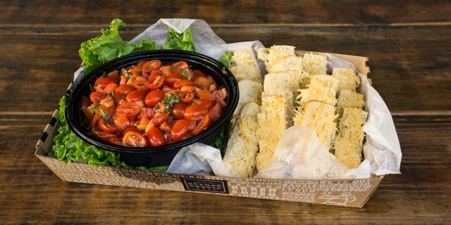 Bruschetta Tomatoes & Parmesan Toast