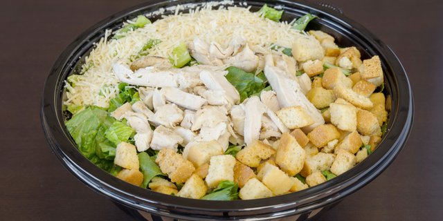 Hearts of Romaine Chicken Caesar Salad