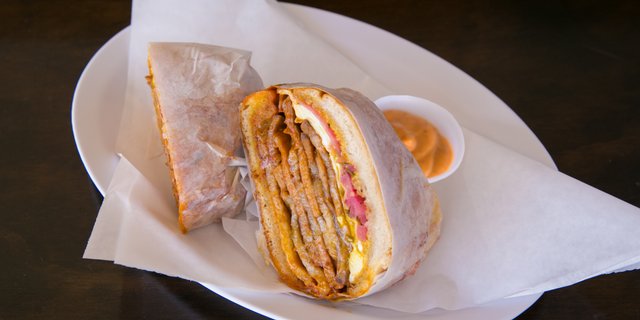 Pork Eggs Sandwich
