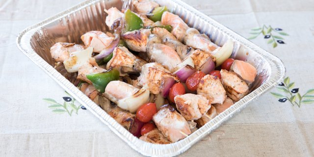 Salmon Skewers