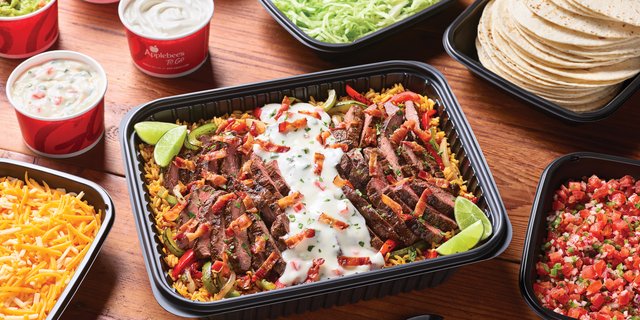 Loaded Sirloin Steak Fajitas