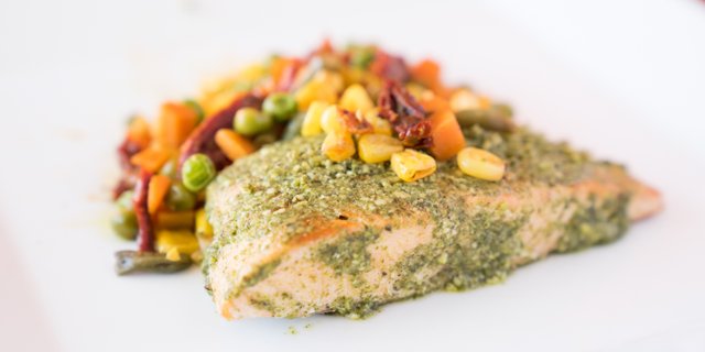 Pesto Salmon