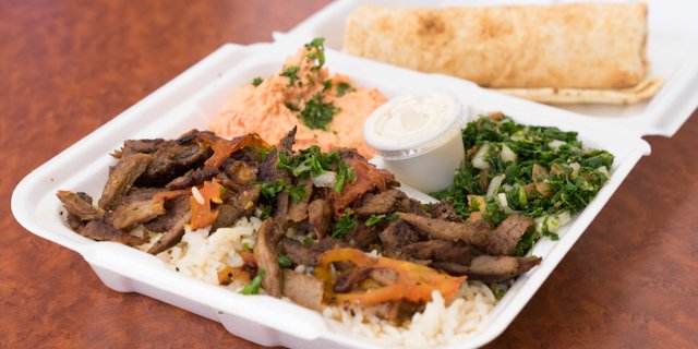 Beef Shawarma Platter