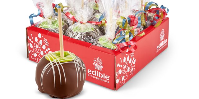 Fresh Chocolate Caramel Covered Apples