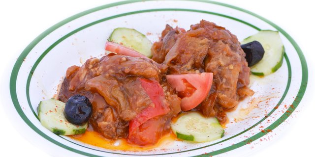 Sauced Eggplant