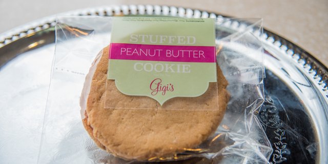 Peanut Butter Stuffed Cookies