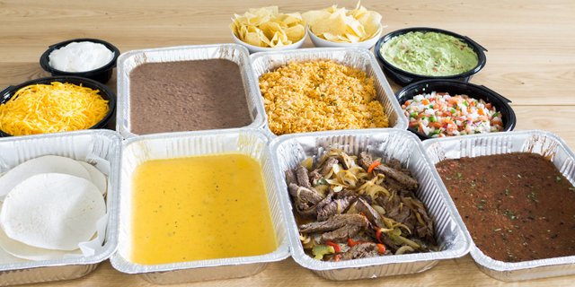 Beef Fajitas Buffet Package