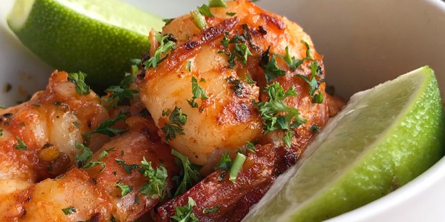 Garlic Lemon Prawns