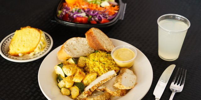 Oven-Fried Chicken Meal