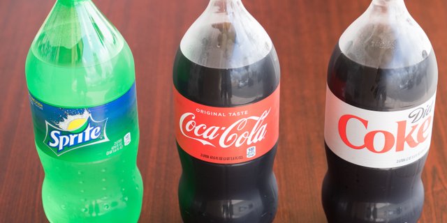 Assorted 2L Soda Bottles