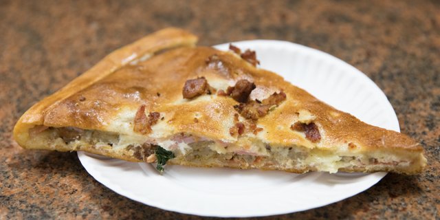 Meat Stuffed Pizza
