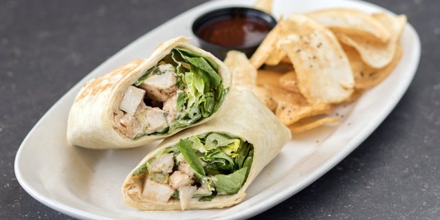 Blackened Chicken Caesar Wrap