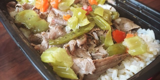 Juicy Beef & Rice Bowl Tray