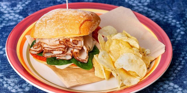 Turkey, Pepperoni & Swiss Sandwich