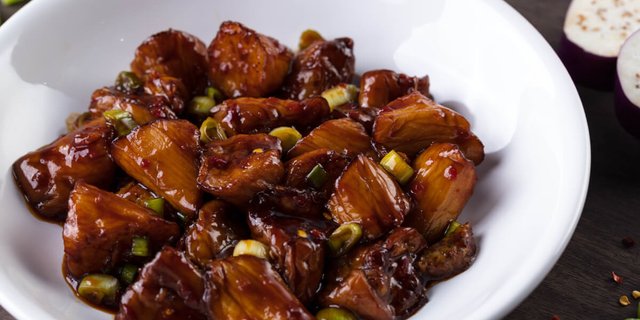 Stir-Fried Eggplant