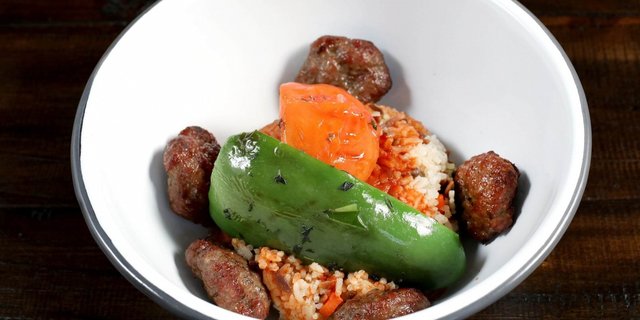 Beef Brisket Kofta Rice Bowl
