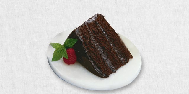 Slice of Chocolate Cake