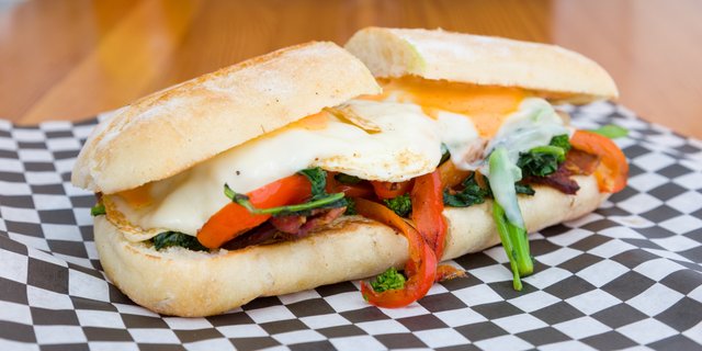 The Almost Veggie Breakfast Sandwich