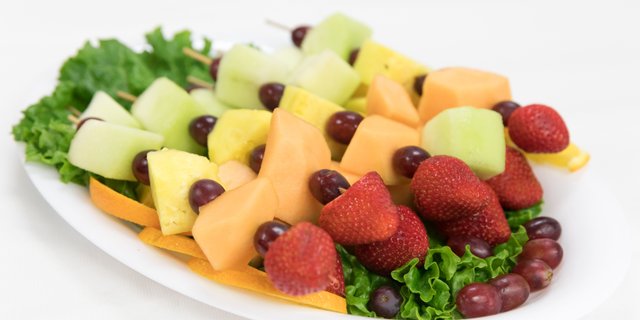 Tropical Fruit Skewers