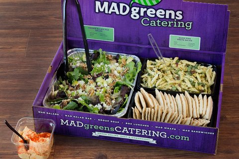 MAD Salad, Pasta Salad, Hummus & Pita Package