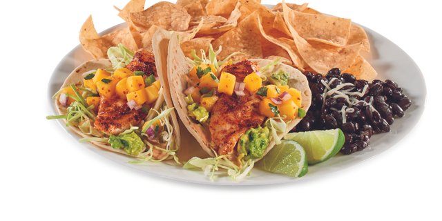 Wild Grouper Two-Taco Plate
