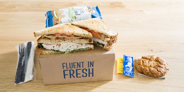 Classic Turkey Club Sandwich Boxed Lunch