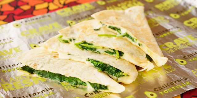 Spinach Quesadilla