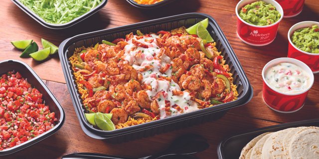 Loaded Shrimp Fajitas