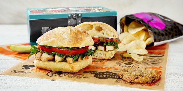 Cold Café Sandwich Lunch Box