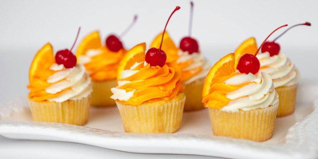 Tequila Sunrise Cupcakes