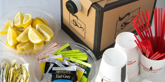 Box of Hot Tea