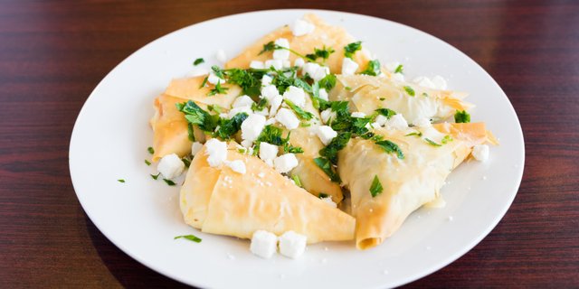 Spinach Pie Triangles