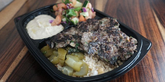 Beef Kufta Kabob Entree