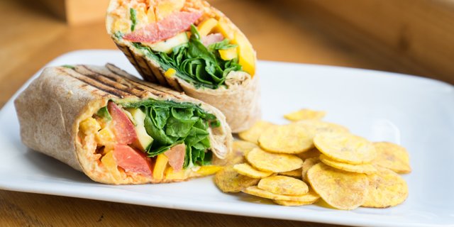 The Vegetable Garden Panini Wrap