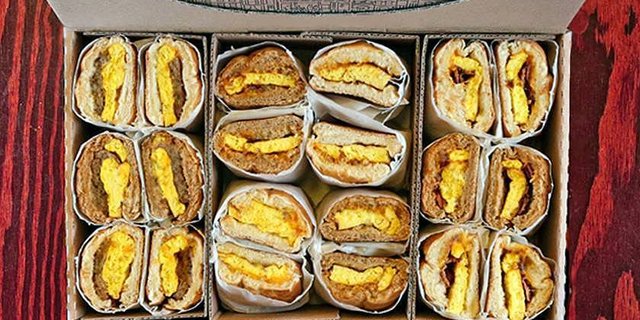 Box O' Breakfast Sandwiches