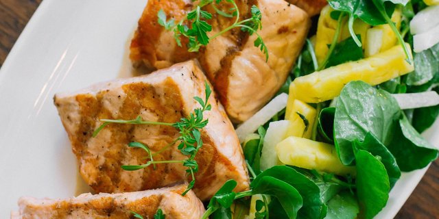 Wood Fire-Roasted Salmon