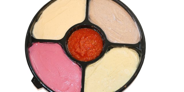Hummus Quadro Platter