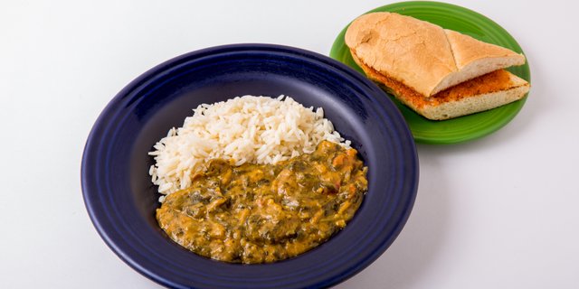 Spinach & Mushroom Etouffee