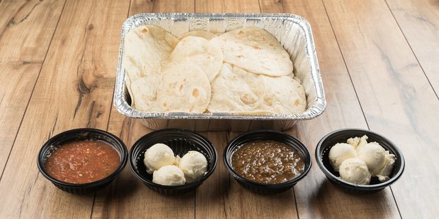 Flour Tortillas w/ Sides